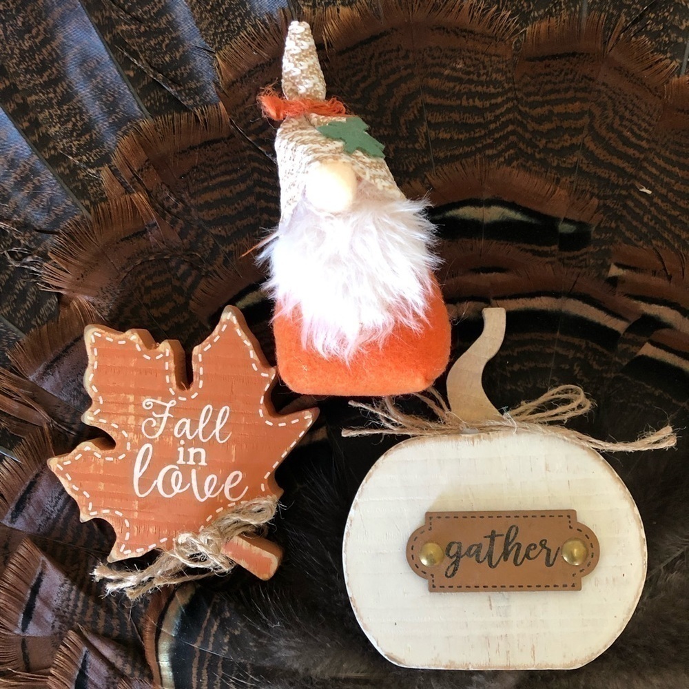 𝅺FALL Holidays Decorations Set of 3